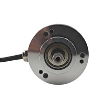 Encoder Rotary Absolut 50mm 21Bit Single Turn dengan Poros Solid 8mm, Protokol RS485 Modbus RTU Tamagawa, Sensor Sudut 0-360 Derajat