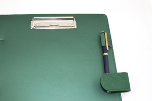 Benutzer definierte hochwertige PU-Leder <span class=keywords><strong>Design</strong></span> <span class=keywords><strong>3</strong></span>-Loch-Ringbinder Clip-Mechanismus A4 Datei Ordner - Product Image 6