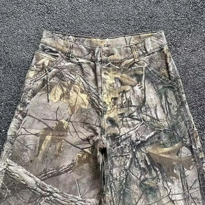 <span class=keywords><strong>Pantaloni</strong></span> Cargo <span class=keywords><strong>Mimetici</strong></span> Vintage Personalizzati in Cotone Realtree Camo a Doppio Ginocchio con Motivo Dritto Stile Hip Hop da Uomo - Product Image 6