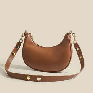 Customized <b>handbag</b> fashion design wallet women's shoulder bag PU leather women's armpit bag - Product Image 5