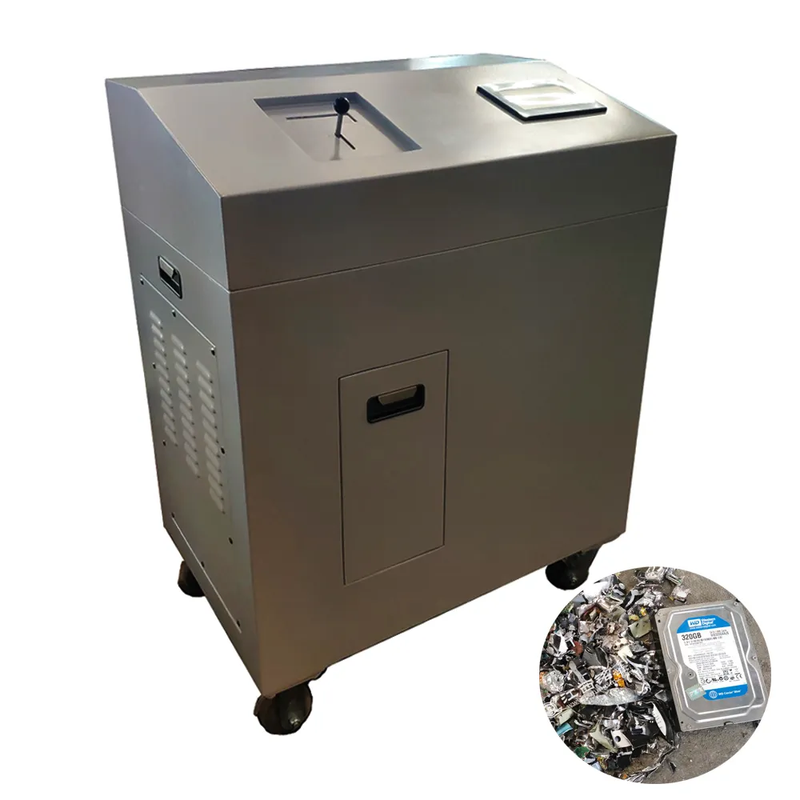 Industrial Hard Drive Shredder Machine Secure