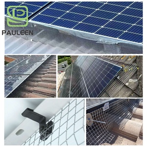 8 "x100ft nhúng nóng mạ kẽm hàn lưới bảng điều khiển năng lượng mặt trời chim & Critter Guard Kit <span class=keywords><strong>pigeon</strong></span> & sóc bằng chứng dây <span class=keywords><strong>Net</strong></span> cho năng lượng mặt trời bảng điều khiển - Product Image 4