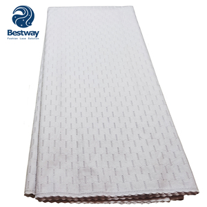 Bestway 100% algodón mejor calidad telas suaves para bebés Material Suiza encaje de gasa suizo - Product Image 5