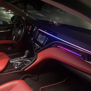 Voyeego 2018-2022 pour Toyota pour Camry Passager Avant Ambiant <span class=keywords><strong>LED</strong></span> Éclairage Intérieur Mise à Niveau Conception Standard avec <span class=keywords><strong>Ruban</strong></span> et Poignée - Product Image 5