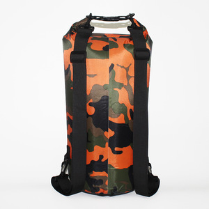 <b>20L</b> Shoulder <b>Bag</b> for Drifting & Swimming Lightweight Camouflage Design 210T Polyester PVC Waterproof Bucket <b>Bag</b> - Product Image 3