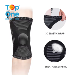 Top One Haute Qualité Élastique Double Bandages Genouillères Respirant Sport Protection Genou Manches Soutien Coudières Genouillères - Product Image 5