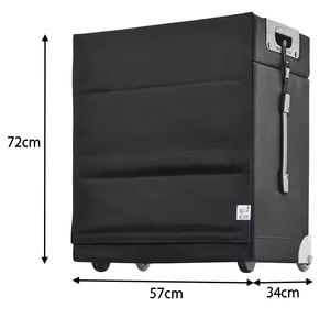 Caja de nailon de lujo 86L al por mayor con cierre de cremallera armario de almacenamiento extraíble personalizado para exhibir gafas estilo sencillo - Product Image 2