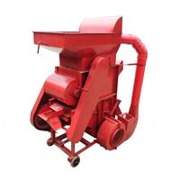 Machine industrielle de décorticage d'arachides, équipement de traitement des coques d'arachides à moteur diesel