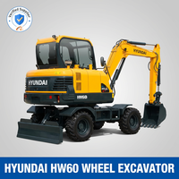 Offre Spéciale de seconde main Hyundai 60 6 tonnes mini excavatrice fabriquée en Corée excavatrice hydraulique compacte pour la construction urbaine