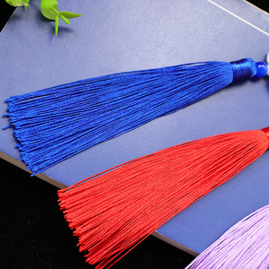 White Jade Lotus Pendant With Tassels Mixed Colors Classic Court Style Decorative Clothing Accessories Gift <b>Bookmark</b> - Product Image 4