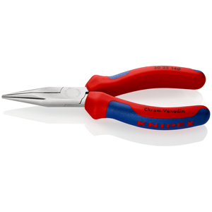 KNIPEX 30 25 140 Alicates de punta larga con mangos multicomponentes cromados 140 mm - Product Image 1