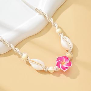 <span class=keywords><strong>Collier</strong></span> en corde tressée en macramé avec perles de coquillages faites à la main pour femmes, vente en gros LC20260116 - Product Image 5