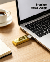 Clé USB au design unique de barre d'or, gravure personnalisée du logo, cadeau d'entreprise, clé USB
