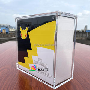 RAY YI <span class=keywords><strong>Pokemon</strong></span> TCG 25e anniversaire, célébrations, boîte d'entraînement d'élite exclusive du centre Pokémon, boîte de présentation en acrylique magnétique - Product Image 2