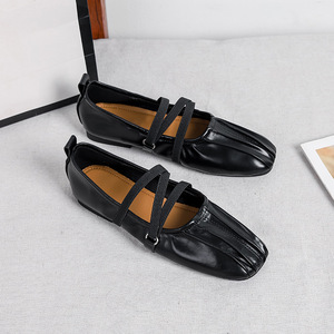 Tallas grandes 44 Primavera Zapatos casuales de mujer Zapatos Maryjane para damas Pisos - Product Image 5