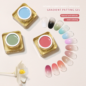 Set de Esmalte de <span class=keywords><strong>Uñas</strong></span> en Gel UV con <span class=keywords><strong>Efecto</strong></span> Degradado de Alta Saturación para Salón de <span class=keywords><strong>Uñas</strong></span>, Gel de Pintura Natural para Degradados y Aplicación por Apliques - Product Image 3