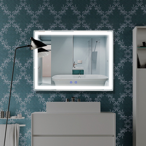 <span class=keywords><strong>Miroir</strong></span> mural d'appartement Anti-buée, <span class=keywords><strong>miroir</strong></span> de maquillage rétro-éclairé avec lumières Led, espace <span class=keywords><strong>chauffant</strong></span> pour courtoisie, magasin de vêtements - Product Image 4