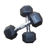 Ensemble de haltères hexagonales en caoutchouc noir, 5Kg 10Kg 15Kg 20Kg 25Kg 30Kg 40Kg, multifonctions réglables, nouveau, vente en gros