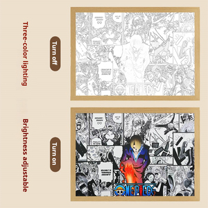 Prix de gros, peinture lumineuse d'<span class=keywords><strong>anime</strong></span> en une seule pièce pour la décoration de bureau - Product Image 5