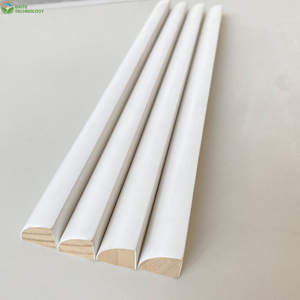 Cadre de porte et plinthe en bois massif imperméable recouvert de boue - Product Image 1