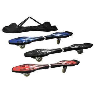 Tabla de Equilibrio de 2 Ruedas Snakeboard Fun con Bolsa de Transporte para Recreación al Aire Libre - Product Image 1