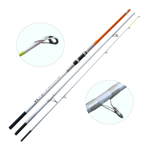 Cañas de Pescar de Playa de Carbono de 3 Piezas, Personalizadas, de 4.2m/4.5m, con Mango de EVA, para Pesca de Surf, Pesca con Señuelos, Pesca con Flotador, Especies Objetivo: Carpa/Bagre/Trucha - Product Image 1