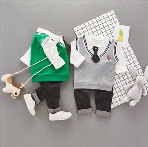 Ensemble de vêtements pour garçons, veste et t-shirt à col en V pour enfants, jeans de marque, lots en provenance de fabricants chinois - Product Image 6