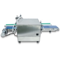 Machine de remplissage semi-automatique multi-têtes pour ligne d'assemblage, vin, détergent, bière, boissons, huile essentielle, liquide, avec convoyeur