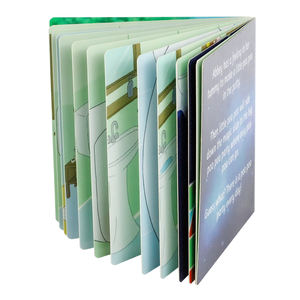 Impresión de fábrica personalizada niños Libro de cartón imagen niños ilustración tablero Color niños libro de cuentos impresión - Product Image 1