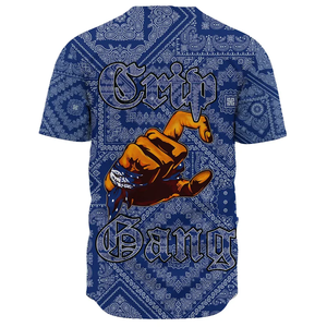 Camiseta de Béisbol Personalizada de Fábrica Tontons, con Botones, a Rayas, Unisex, Transpirable, de Secado Rápido, Antibacteriana, Anti-UV, con Transferencia de Calor - Product Image 3