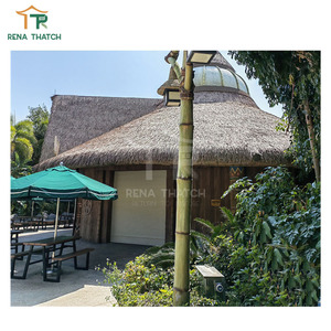 <span class=keywords><strong>Copertura</strong></span> per Tetto in Paglia Artificiale Resistente per Esterni, Gazebo <span class=keywords><strong>con</strong></span> Tetto in Paglia di Palma Plastica per Tegole in Paglia Coreane - Product Image 2