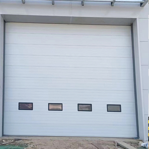 <span class=keywords><strong>Porte</strong></span> sectionnelle industrielle à haute durabilité pour usage en cour, construction acier-bois, type <span class=keywords><strong>de</strong></span> <span class=keywords><strong>porte</strong></span> en polymère, longue durée <span class=keywords><strong>de</strong></span> vie - Product Image 2