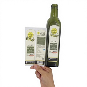 Etiquetas Adhesivas Personalizadas Ecológicas de Cartón <span class=keywords><strong>Premium</strong></span> para Botellas de Aceite de Cocina, para un Embalaje Seguro y Cuidado Personal - Product Image 2