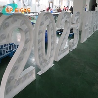 Lettres et chiffres géants lumineux LED personnalisés SP SIGN Factory 90 cm pour événements, mariages, anniversaires, enseignes lumineuses d'entreprise