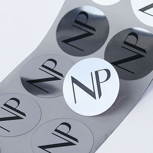 Stiker cermin PVC mewah dengan perak/emas Foil tebal merekat sendiri untuk kemasan kosmetik kelas atas - Product Image 4