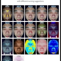 Analyseur de peau portable A6, miroir intelligent avec écran de 15,6 pouces, appareil de détection faciale