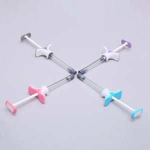 プレミアムクオリティ5ml 10mlプラスチックプランジャー滅菌包装コップCocプレフィルドシリンジ針付きリップフィラー用 - Product Image 5