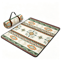Tapis de pique-nique extra-large pour l'extérieur, imperméable et résistant à l'humidité, avec support en Oxford, coussin pliable pour le camping, activité de plein air