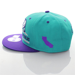 Gorra Snapback de Dos Tonos con Bordado de Logotipo Personalizado, Diseño de Oso, 6/7 Paneles, California Republic, <span class=keywords><strong>Gorras</strong></span> Snapbacks Impermeables con Adhesivo Personalizado - Product Image 3