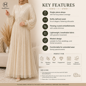 Vestido Abaya Maxi de Chifón con Cintura <span class=keywords><strong>Imperio</strong></span> y Manga Larga para Mujer Musulmana, Vestido de Dama de Honor Modesto, Plisado, Formal, de Noche, Venta al por Mayor - Product Image 3