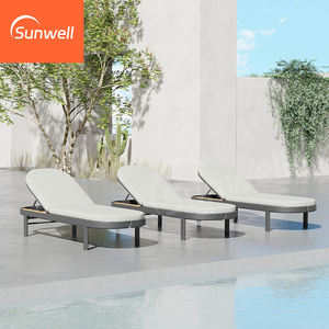 Muebles de Exterior, Tumbona de Aluminio, Tumbona para Playa, Hotel, Piscina, Tumbonas para Proyectos Hoteleros - Product Image 1