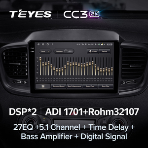 Autoradio multimédia vidéo GPS Android 10 TEYES CC3 2K pour <span class=keywords><strong>Kia</strong></span> <span class=keywords><strong>Sorento</strong></span> <span class=keywords><strong>3</strong></span> 2014 - 2017, navigation stéréo, pas de 2din 2 Din Dvd - Product Image 4