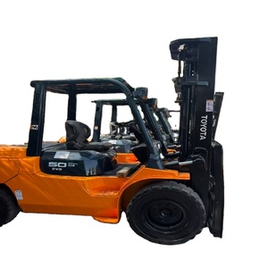 Hot Sale Used Forklift 5T Hydraulic Side Shifter Diesel Engine Factory Machinery Construction Machine for Sale - Product Image 1