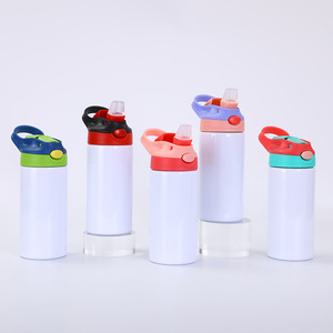 Gourde Sportive Enfant en Acier Inoxydable de 12oz avec Poignée, <span class=keywords><strong>Tasse</strong></span> Isotherme à Sublimation par Chaleur, Modèle Little Handsome, pour le Commerce Transfrontalier - Product Image 1