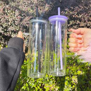 Paquete de 25 Tazas de Vidrio Transparente de Borosilicato de Alta Calidad para Sublimación, 20 oz, para Impresión Personalizada - Product Image 3
