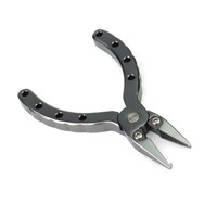 Pince à pêche multifonctionnelle professionnelle en acier inoxydable 41g 11,5cm, accessoires, coupe-fil, ciseaux, outil pour ligne de pêche - Durable