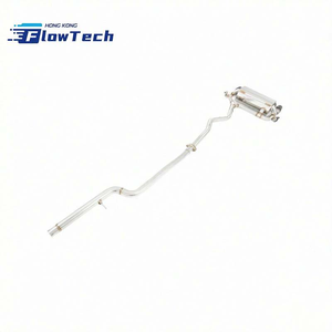 FlowTech High Quality SS304 Valved Catback <b>Exhaust</b> for BMW F34 320i GT N20 2.0T – Single High-Flow <b>Muffler</b> + Dual Polished Tips - Product Image 1