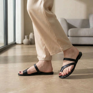 Zapatos de Mujer Yearning, de Cuero Genuino, para Exteriores, Suaves, Transpirables, Antideslizantes, Estilo Urbano, Primavera-Otoño, Parte Superior de Piel de Vaca (1.5 cm) - Product Image 1