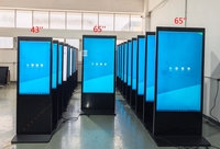 Affichage Dynamique et Écrans 55 Pouces, Kiosque Totem LCD Tactile Intelligent Intérieur avec Pied, Lecteur Publicitaire WIFI