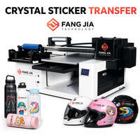 Impresora UV DTF Industrial A1 6090 para Transferencia de Etiquetas de Cristal en Botellas, Cascos y Vidrio, Máquina Híbrida 2 en 1, Precio de Fábrica